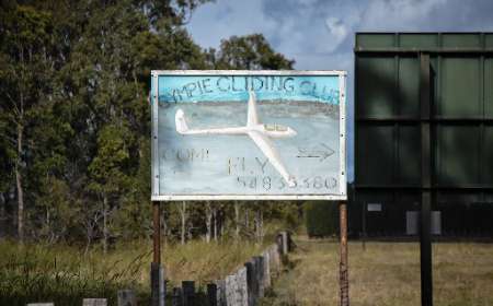 Gympie Gliding Club sign